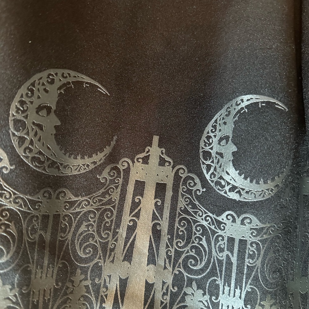 Hot Topic Cosmic Aura Midi Skater Gothic Dress with Silver Moon Design - Picture 2 of 9